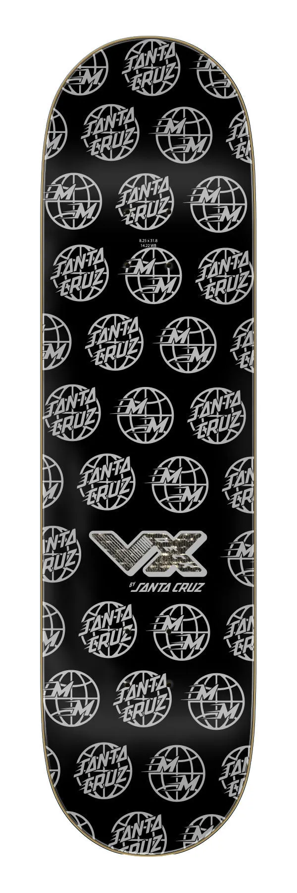 SANTA CRUZ McCOY "AVIATOR" 8.25" VX SKATEBOARD DECK
