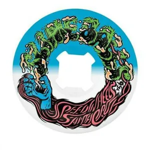 Santa Cruz Slime Balls Hairballs 50 - 50 White/Blue 95a 53mm