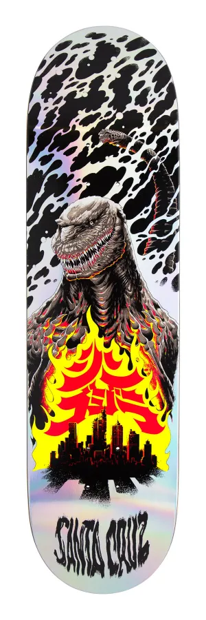 Santa Cruz x Godzilla Shin Knox Firepit 8.5" Skateboard Deck