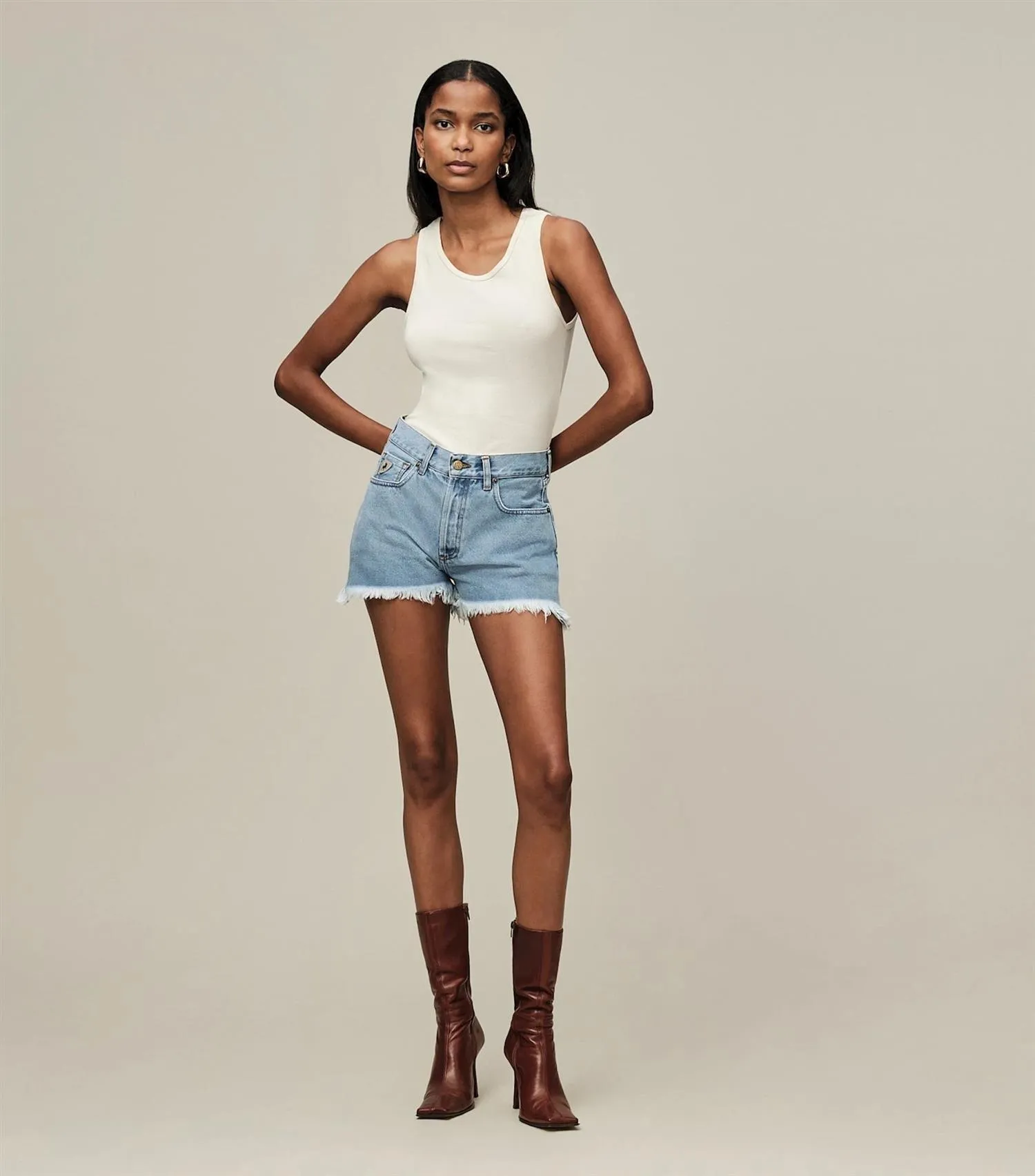 Santa Shorts Vignon Top Stone Bright