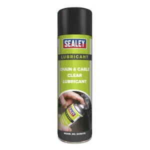 Sealey Chain & Cable Clear Lubricant 500ml