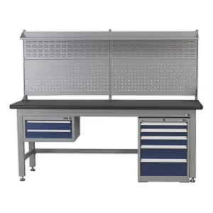 Sealey Premier Industrial 2.1m Complete Industrial Workstation & Cabinet Combo