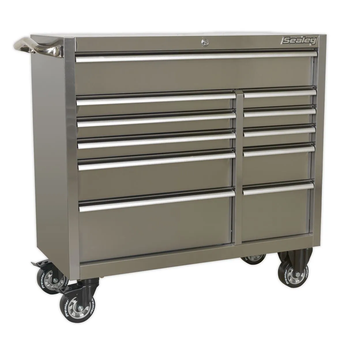 Sealey Premier Rollcab 11 Drawer 1055mm Extra-Wide Stainless Steel Heavy-Duty