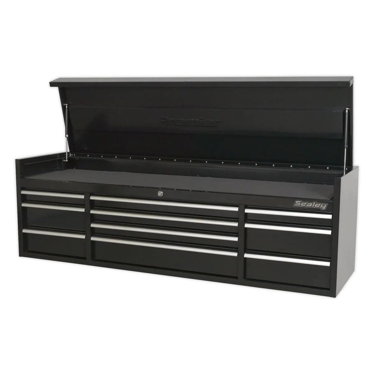 Sealey Premier Topchest 10 Drawer 1830mm Extra-Wide Heavy-Duty Black