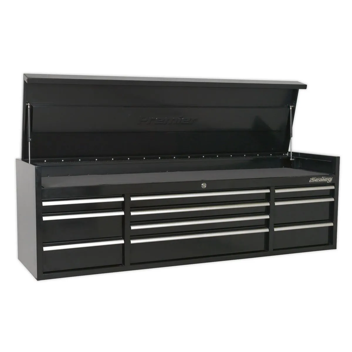 Sealey Premier Topchest 10 Drawer 1830mm Extra-Wide Heavy-Duty Black