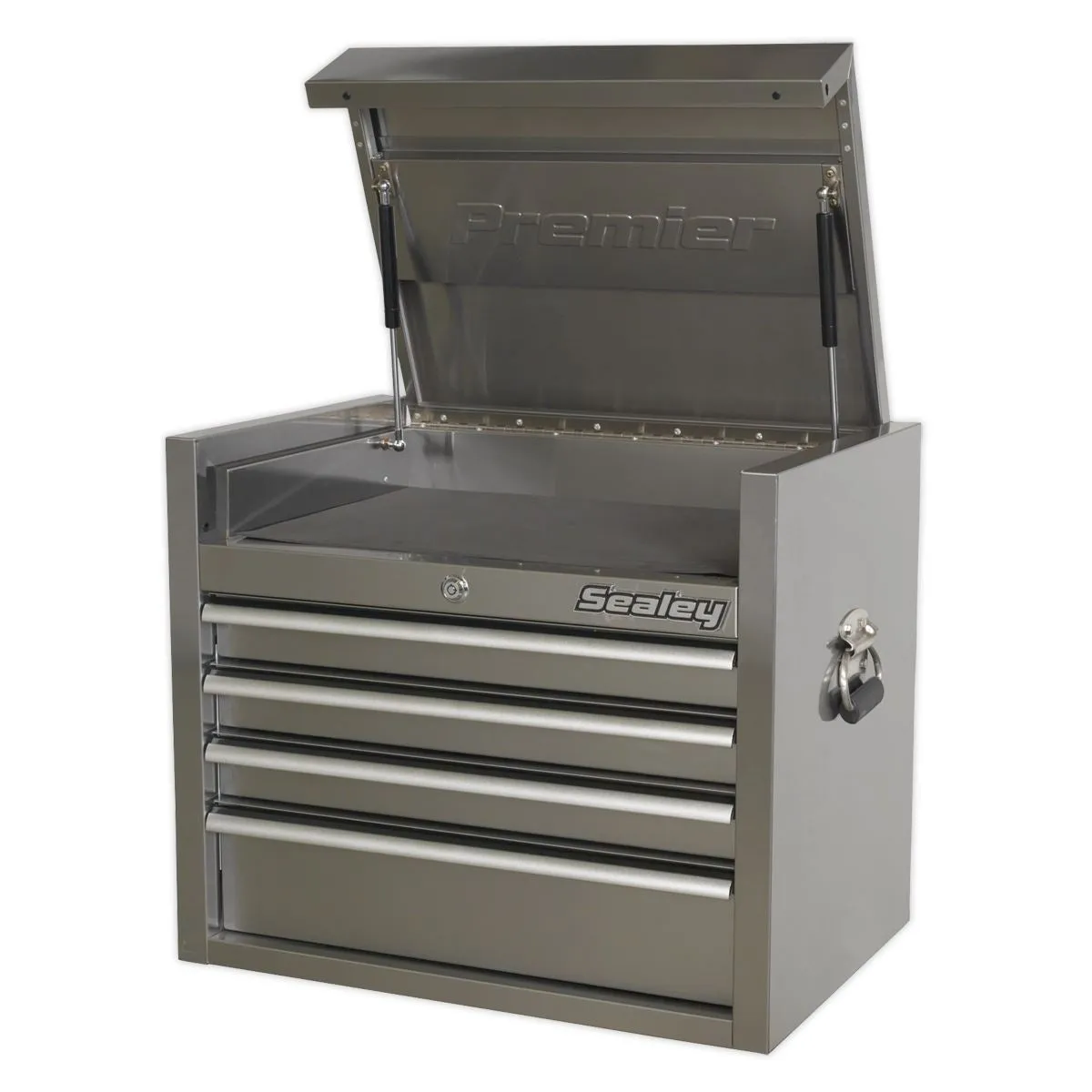 Sealey Premier Topchest 4 Drawer 675mm Stainless Steel Heavy-Duty
