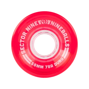 Sector 9 - 58mm Nineballs 78a (Red)