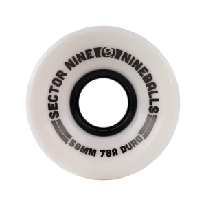 Sector 9 - 58mm Nineballs 78a (White)