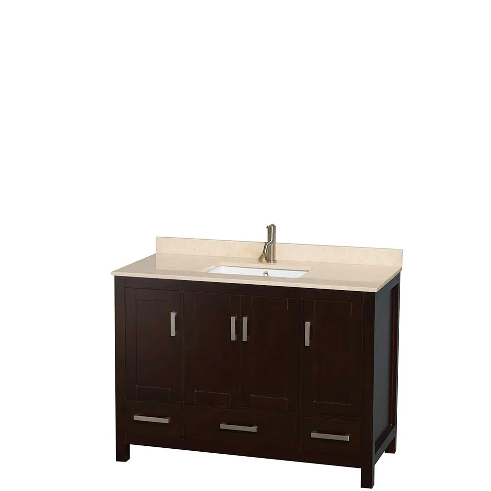 Sheffield 48 Inch Single Bathroom Vanity in Espresso