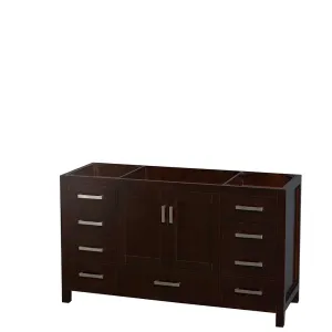 Sheffield 60 Inch Single Bathroom Vanity in Espresso