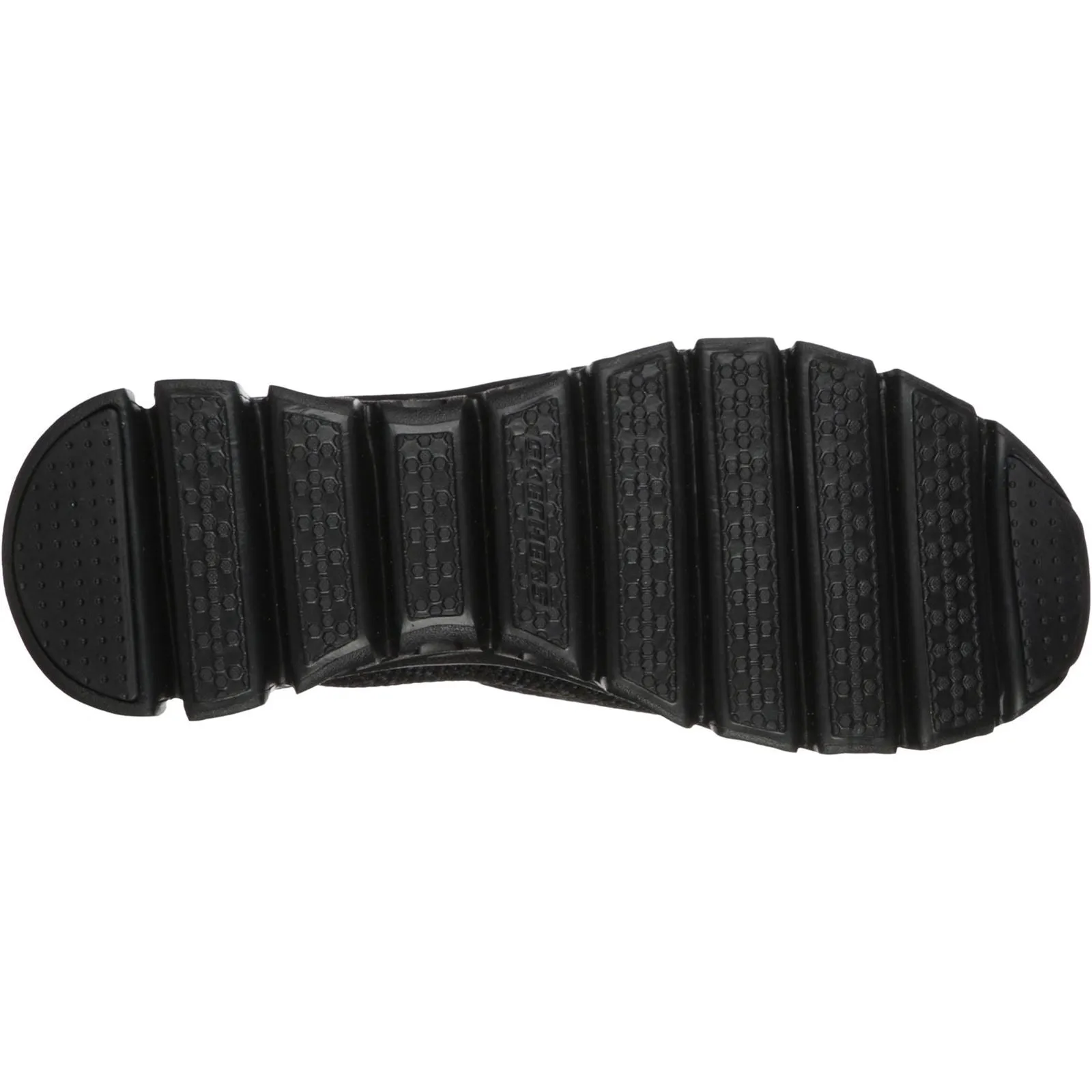 Skechers 104198 Glide Step Grand Flash Sneakers für Damen in weiter Passform - Schwarz