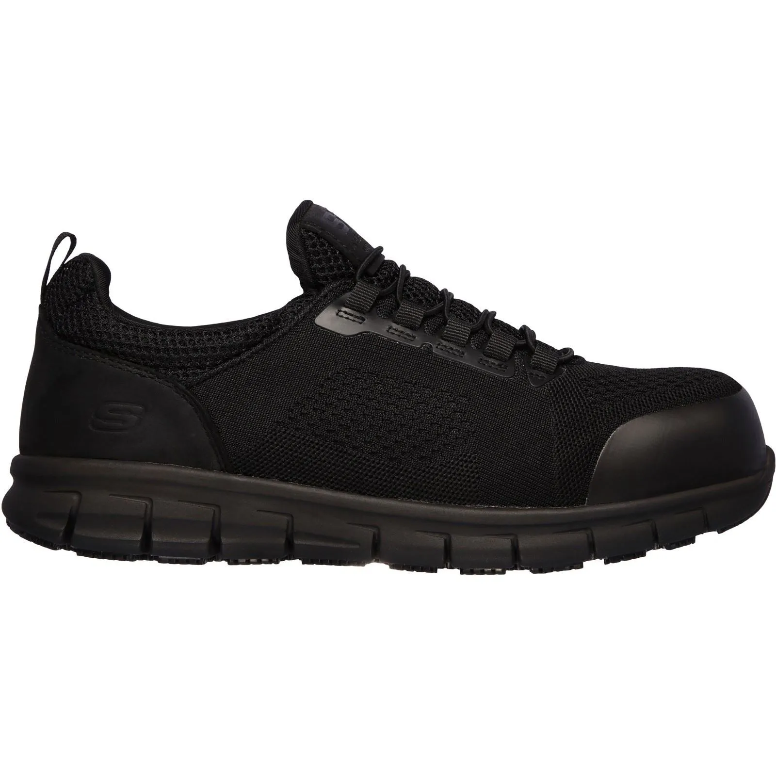 Skechers 200013EC Synergy Omat Sicherheits-Sneaker für Herren in weiter Passform