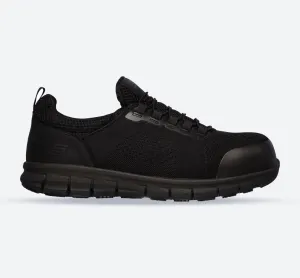 Skechers 200013EC Synergy Omat Sicherheits-Sneaker für Herren in weiter Passform