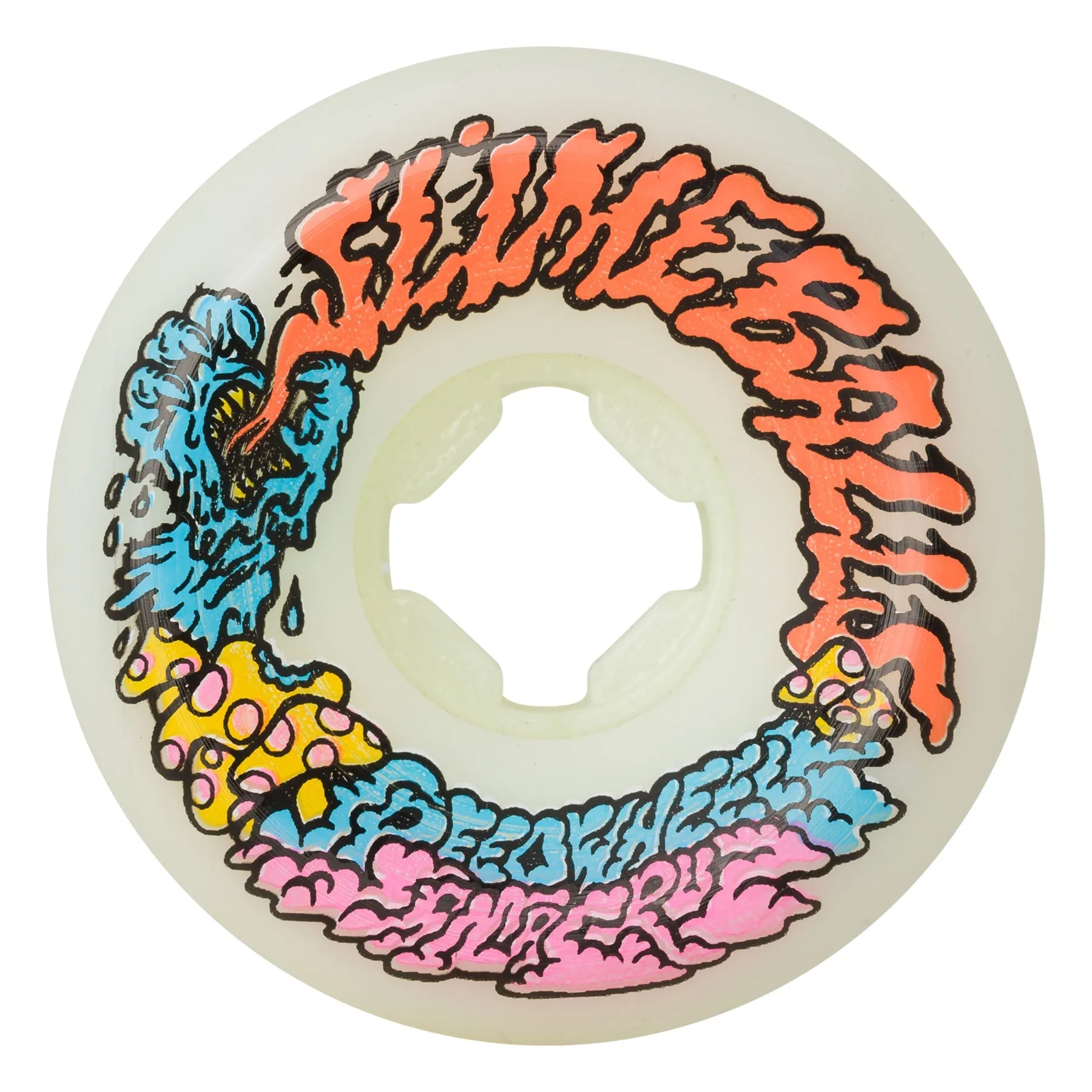 Slime Balls Vomit Mini White 56mm 97a Skateboard Wheels