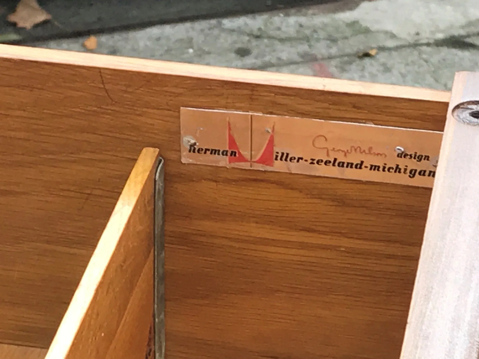 SOLD Rare George Nelson Herman Miller 6 Drawer High Boy Dresser, Restored