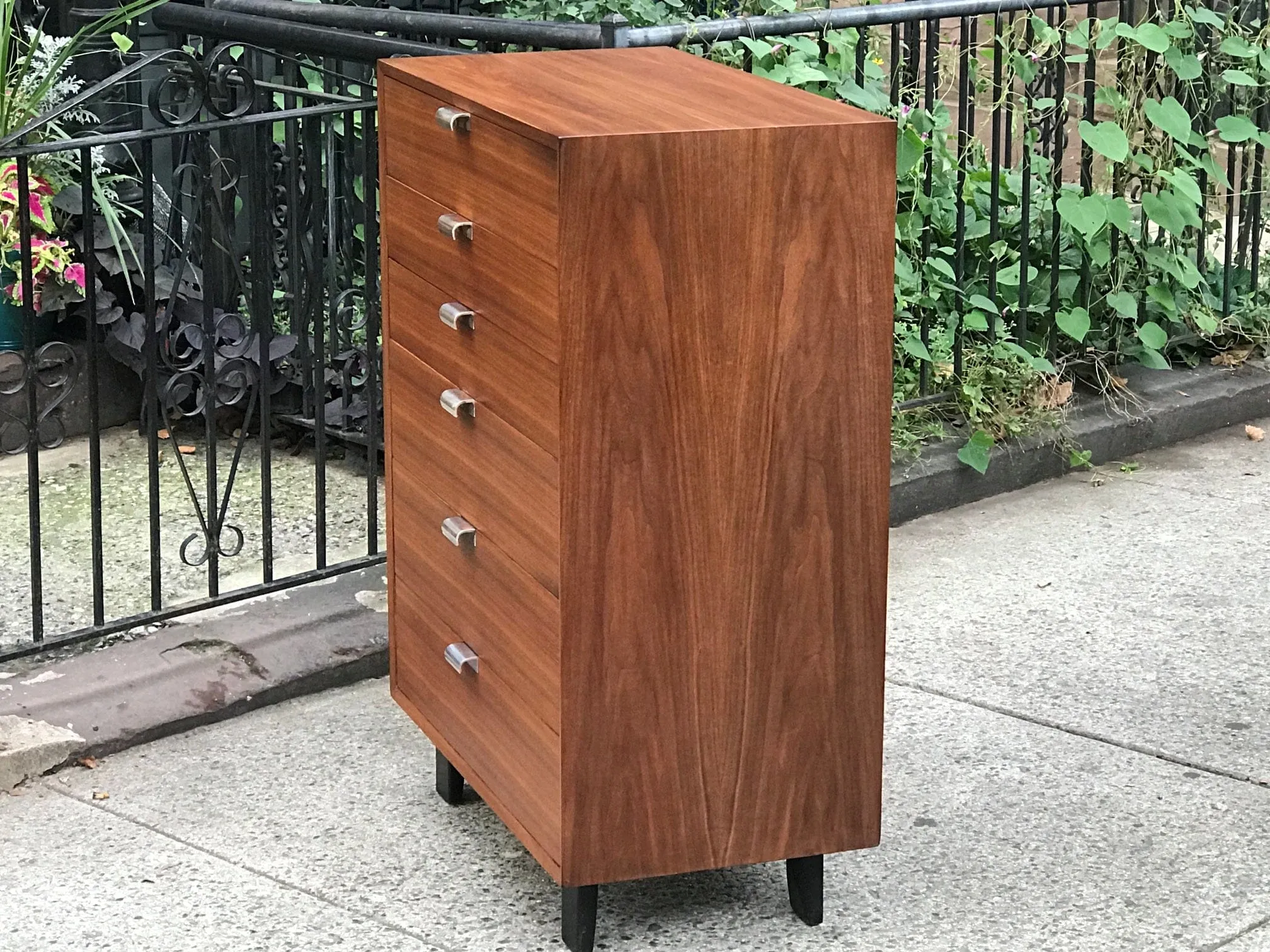 SOLD Rare George Nelson Herman Miller 6 Drawer High Boy Dresser, Restored