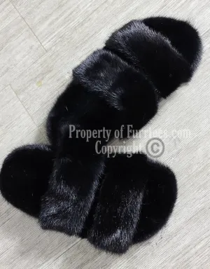 SOLID BLACK DOUBLE STRAP