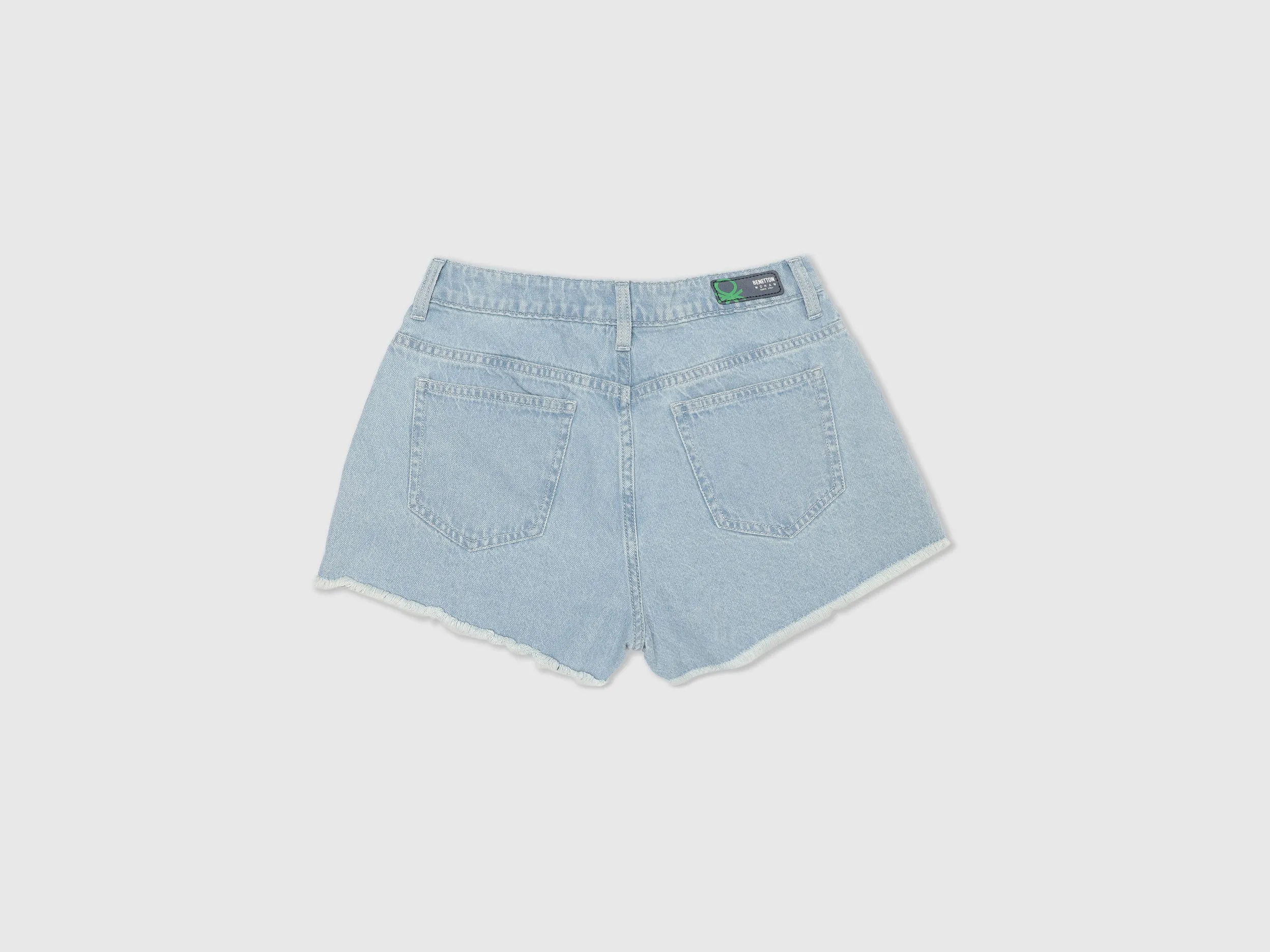 Solid Flared Shorts