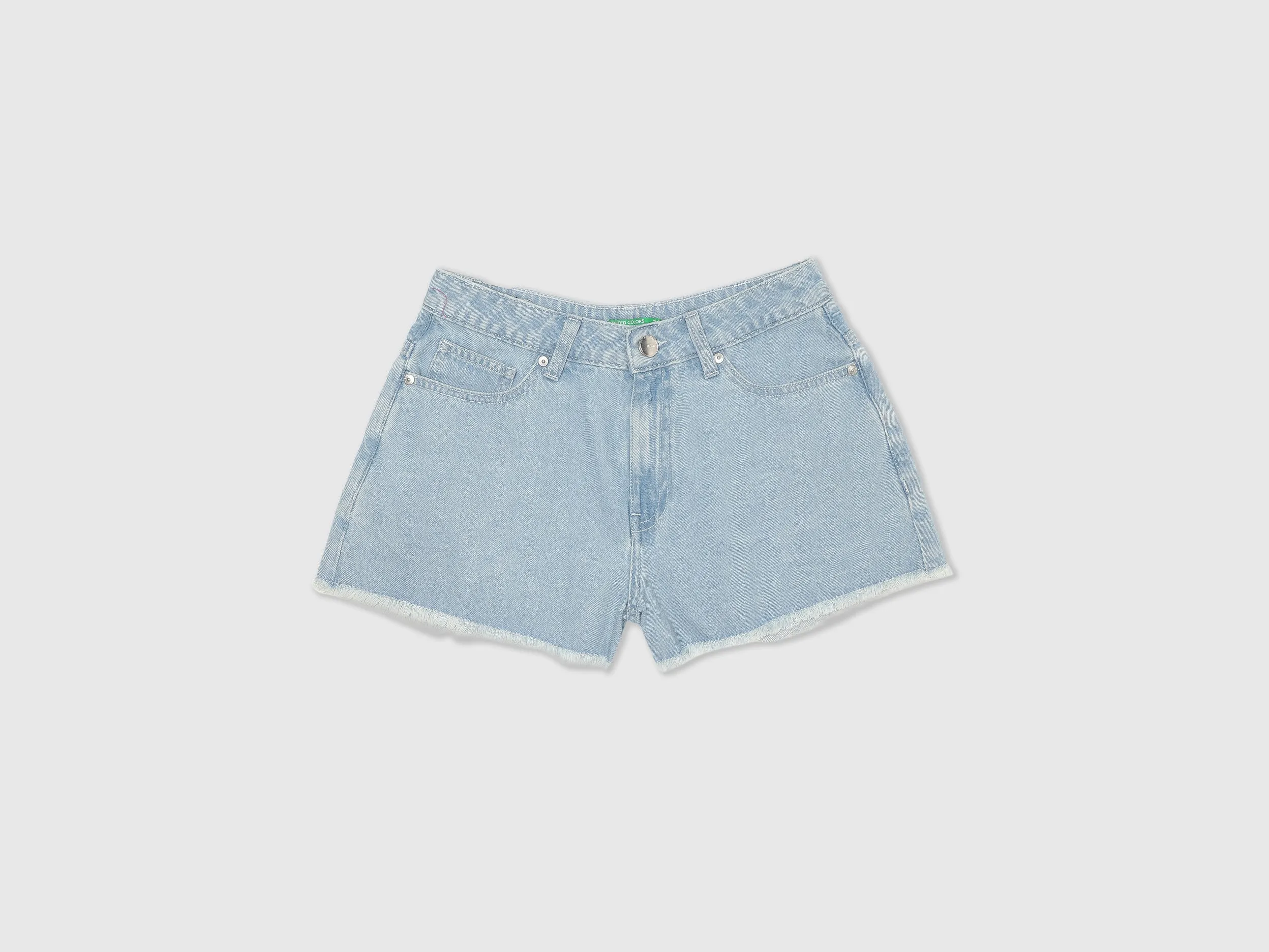 Solid Flared Shorts