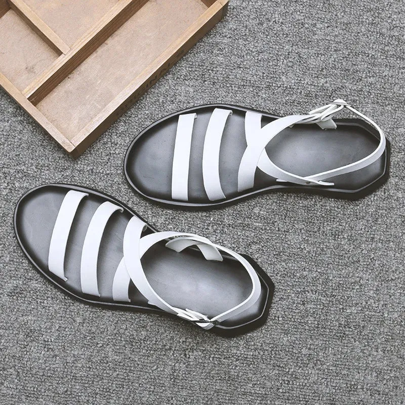 Sommerleder-Sandalen von Sonnebrise