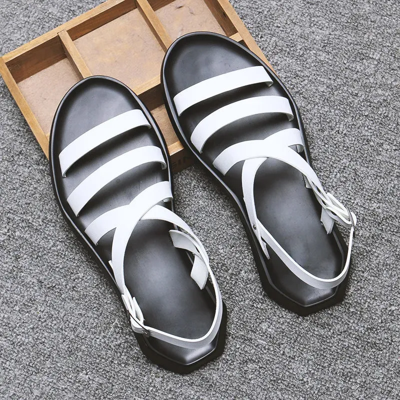Sommerleder-Sandalen von Sonnebrise