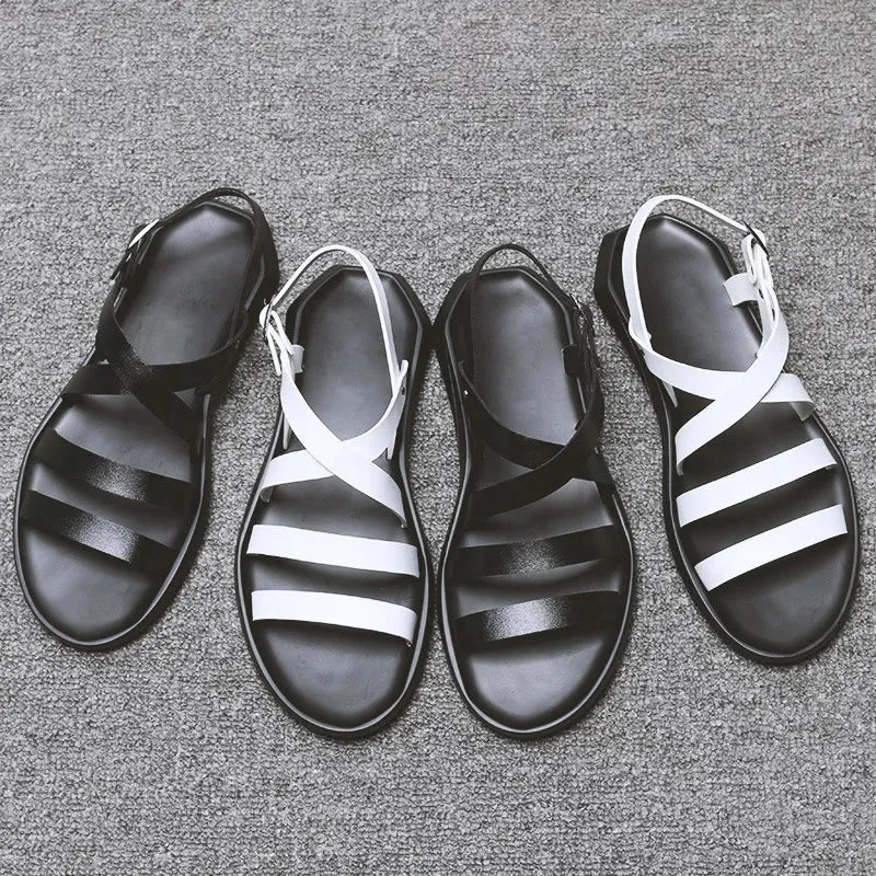Sommerleder-Sandalen von Sonnebrise