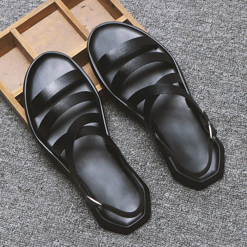 Sommerleder-Sandalen von Sonnebrise