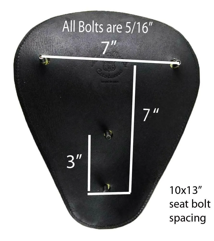 Spring Seat Chopper Sportster Harley Chopper Honda 10x13 Brown Distressed MRC