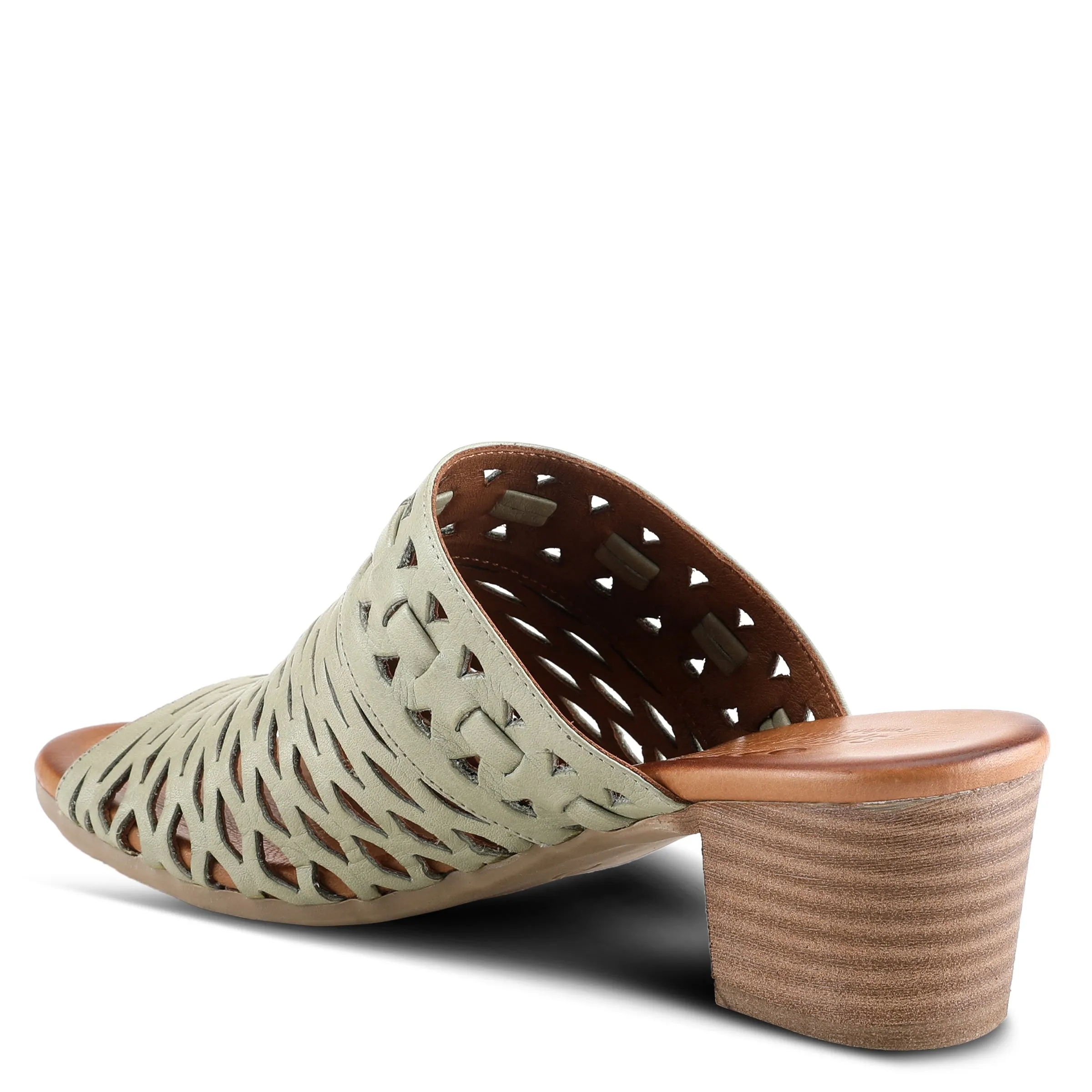 Spring Step Shoes Anika Slide Sandals Women’s Leather 2" Heel