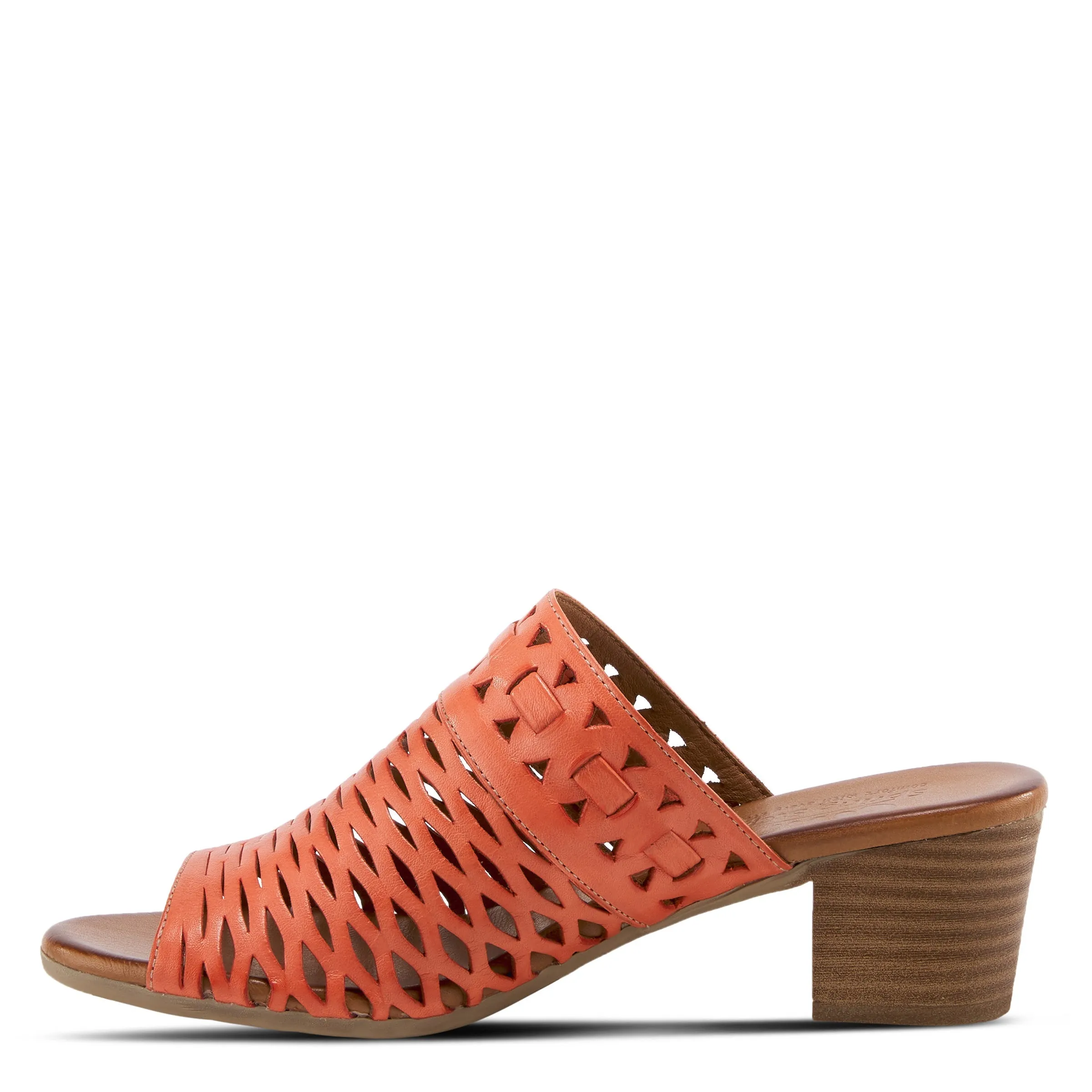 Spring Step Shoes Anika Slide Sandals Women’s Leather 2" Heel