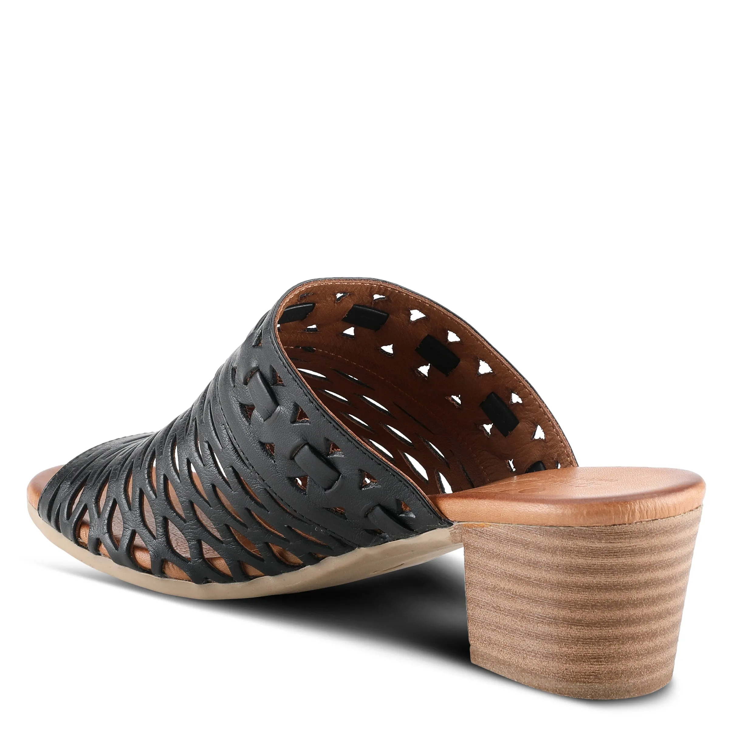Spring Step Shoes Anika Slide Sandals Women’s Leather 2" Heel