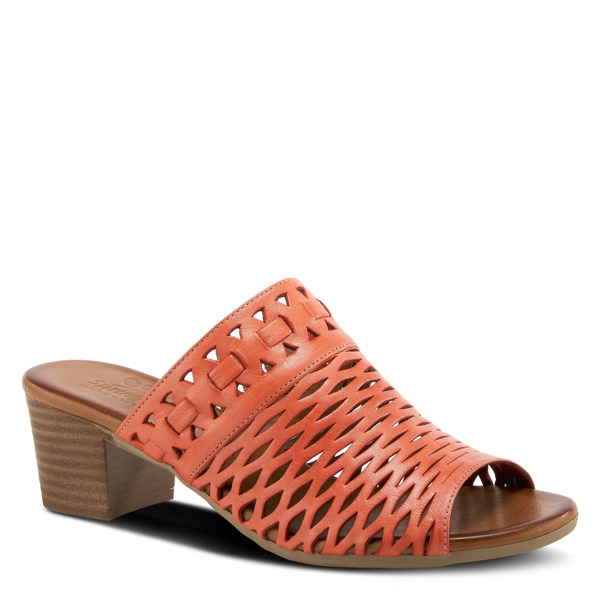 Spring Step Shoes Anika Slide Sandals Women’s Leather 2" Heel