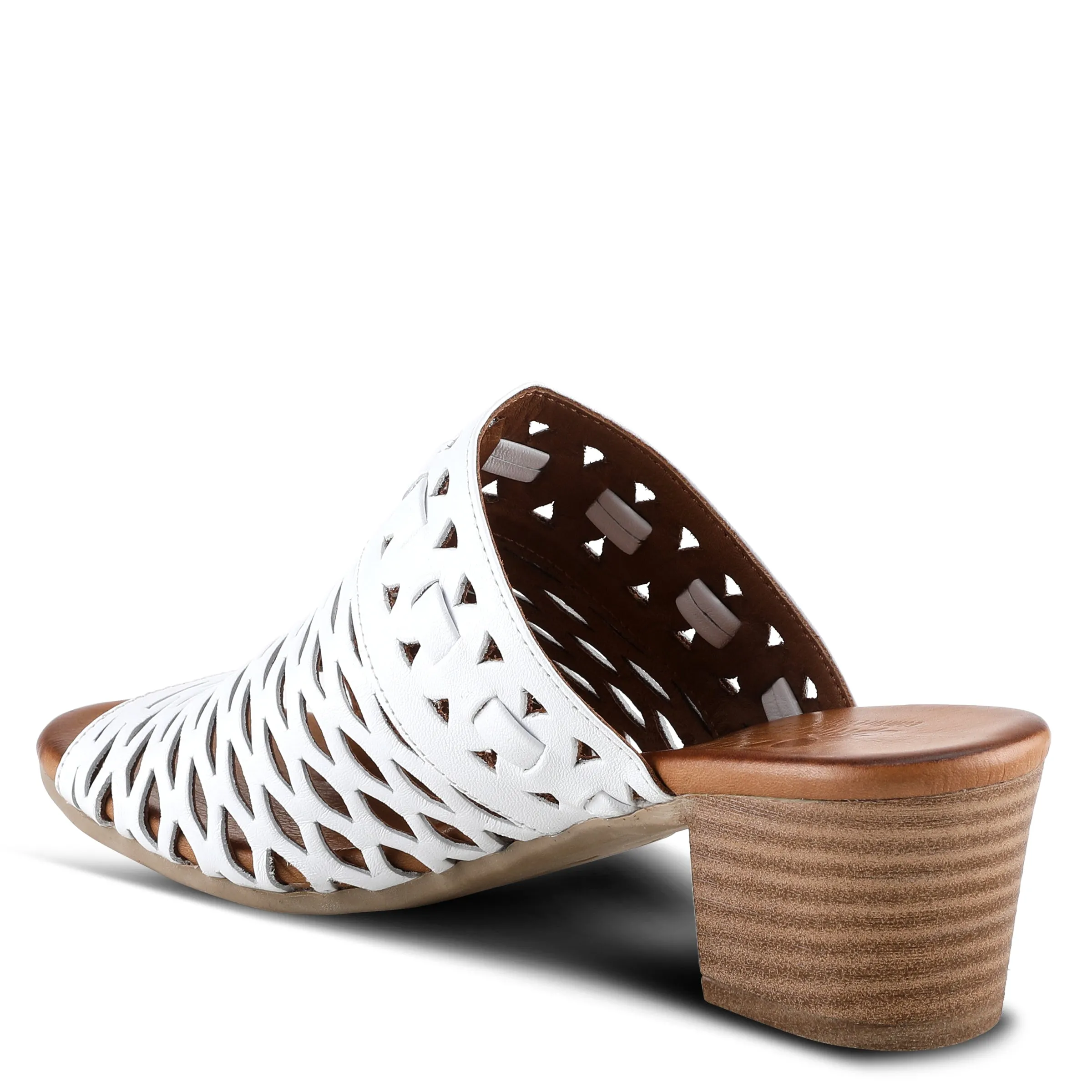 Spring Step Shoes Anika Slide Sandals Women’s Leather 2" Heel