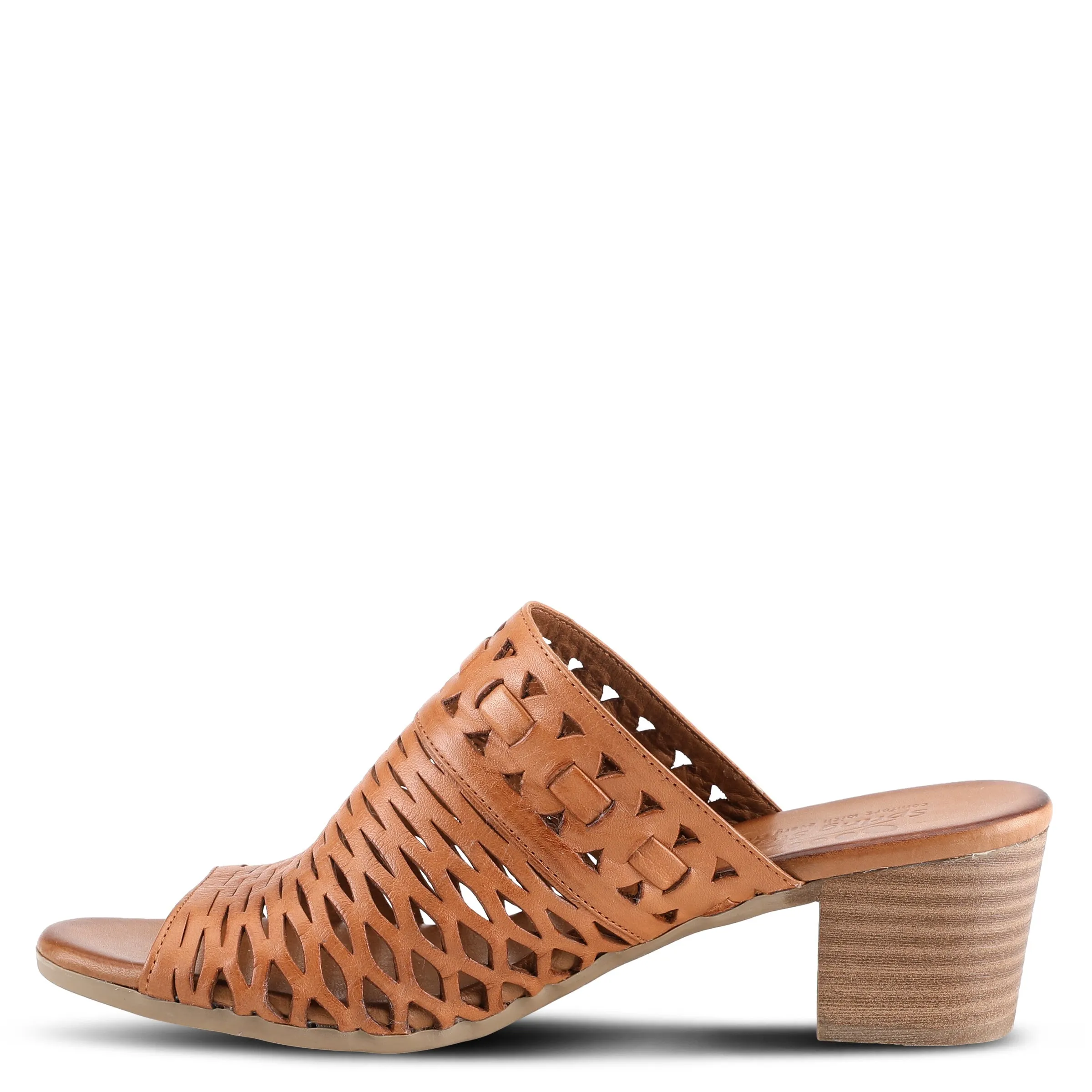 Spring Step Shoes Anika Slide Sandals Women’s Leather 2" Heel