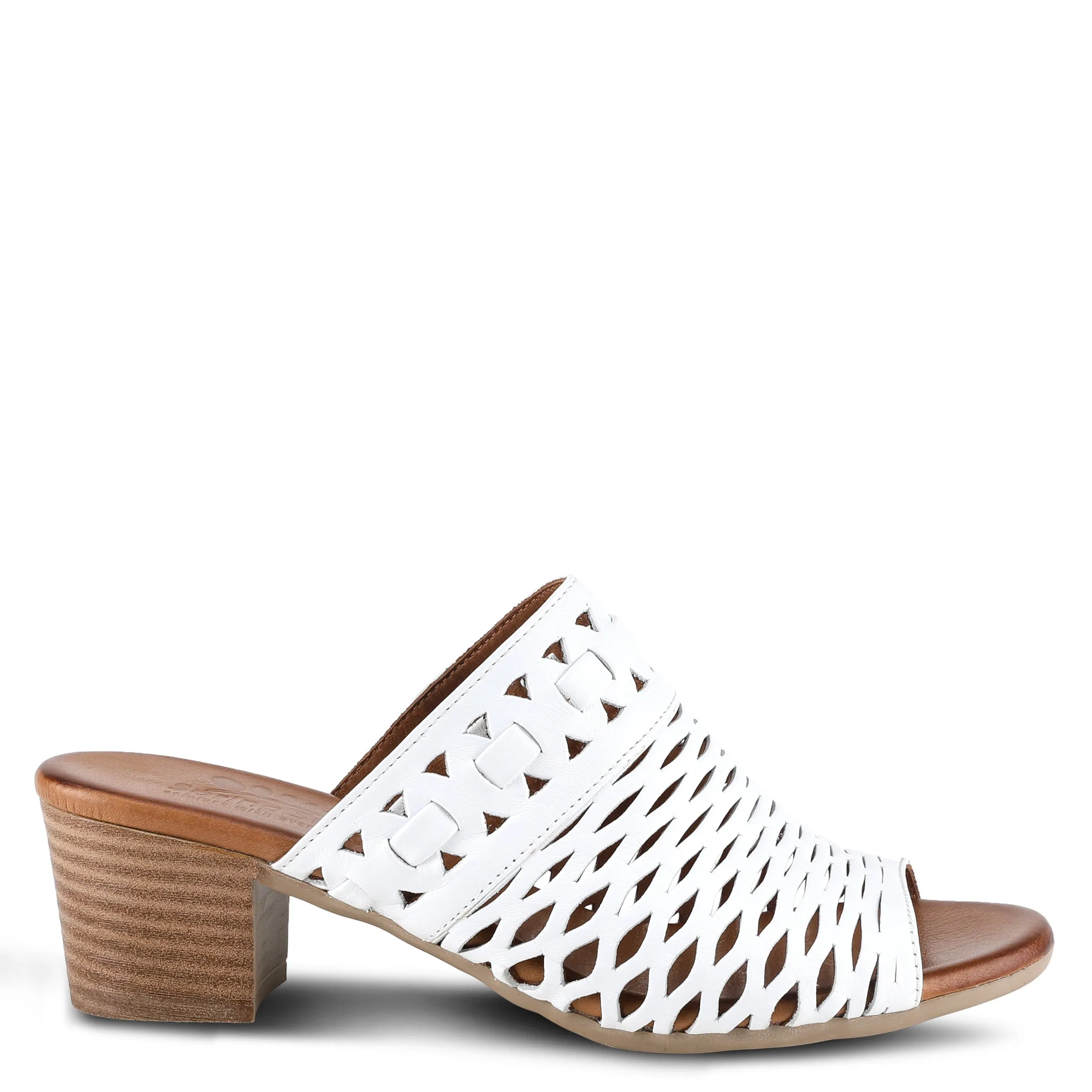 Spring Step Shoes Anika Slide Sandals Women’s Leather 2" Heel