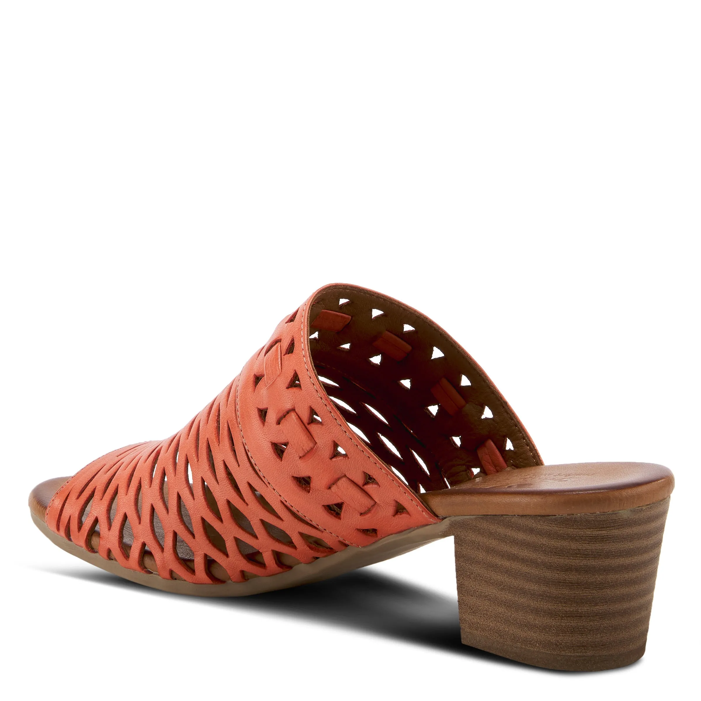 Spring Step Shoes Anika Slide Sandals Women’s Leather 2" Heel