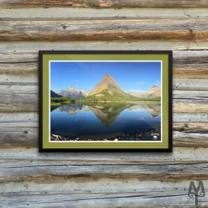 Swiftcurrent Lake, framed poster
