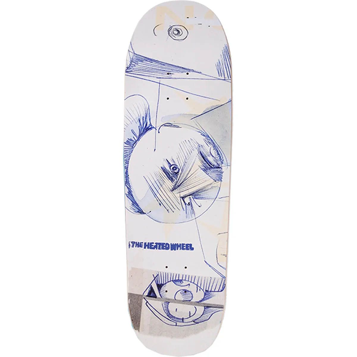The Heated Wheel - Gary's Right Slick 9.25 Skateboard Deck
