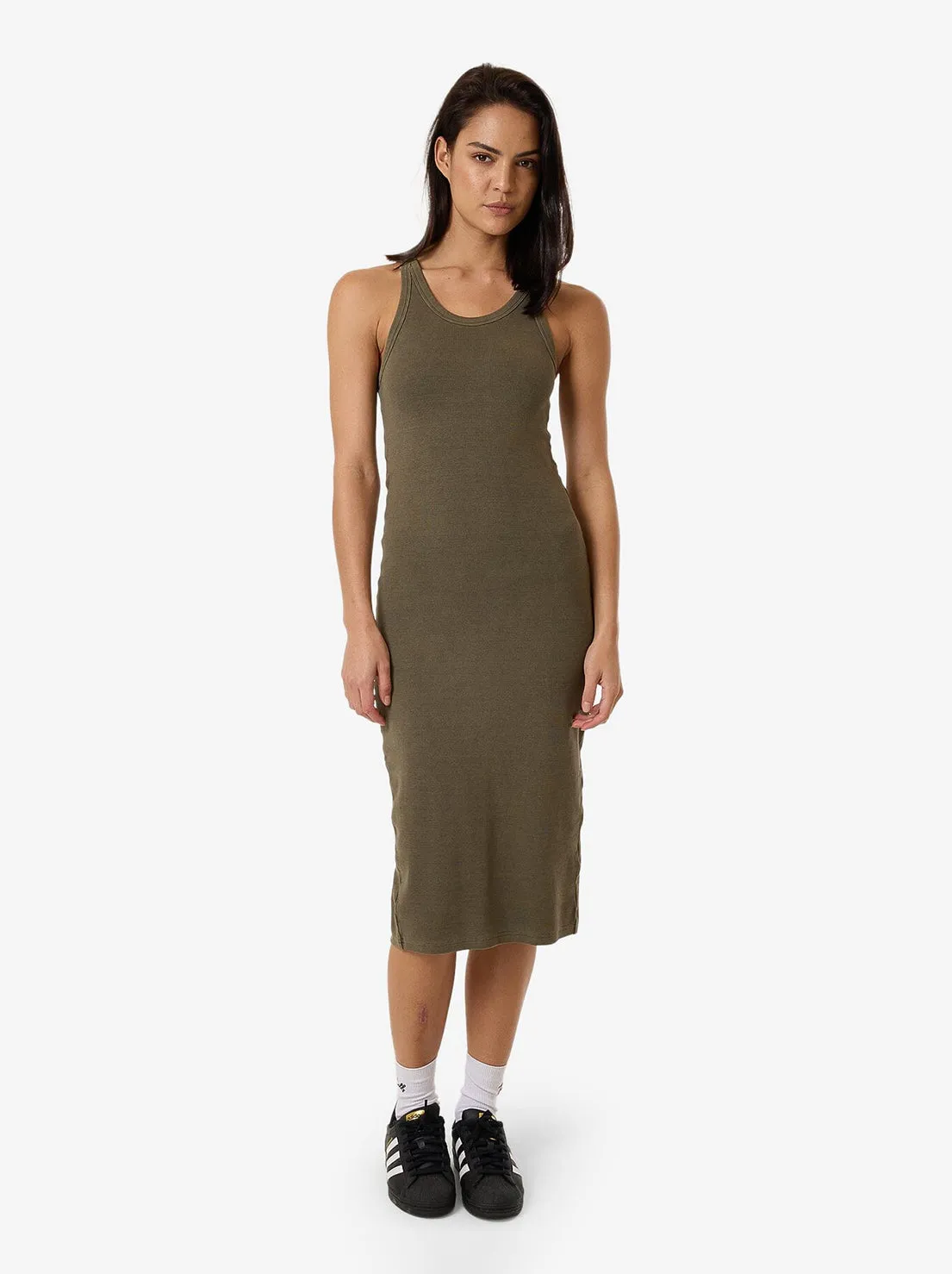 Thrills - Apex Tank Dress - Tarmac