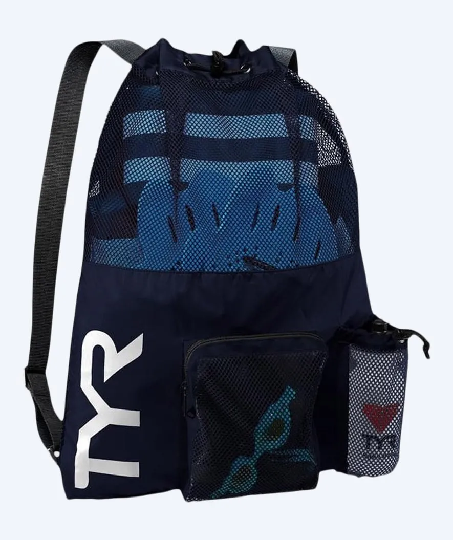 TYR swim net - Big Mesh Mummy 40L - Dark blue