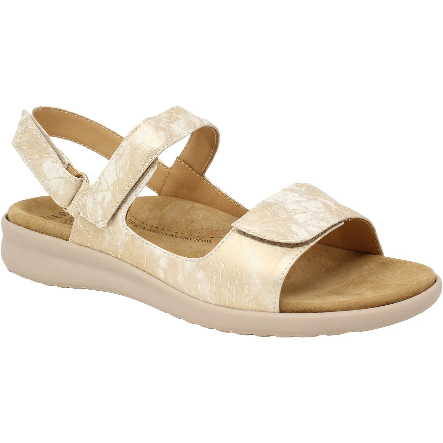 Women's Ziera Benji Smudge Metal/Almond Leather